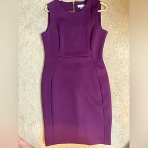 Calvin Klein classic purple dress.  Size 12
